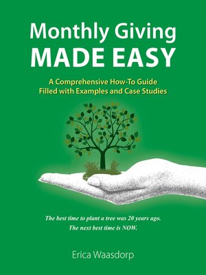 cover image of Monthly Giving Made Easy: a How-To Guide
